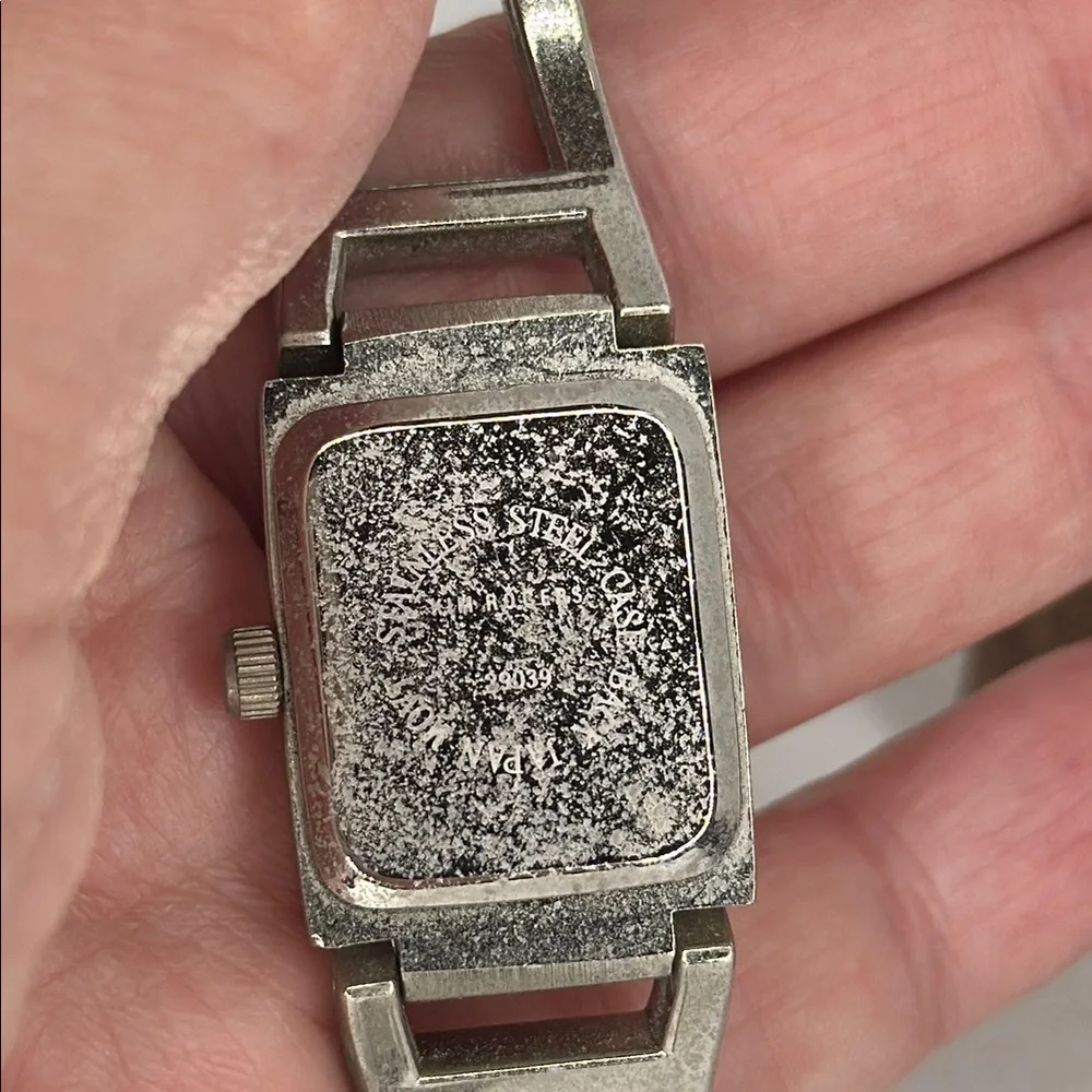 Kim Rogers Metallic Geometric Quartz Watch Untested lot W3